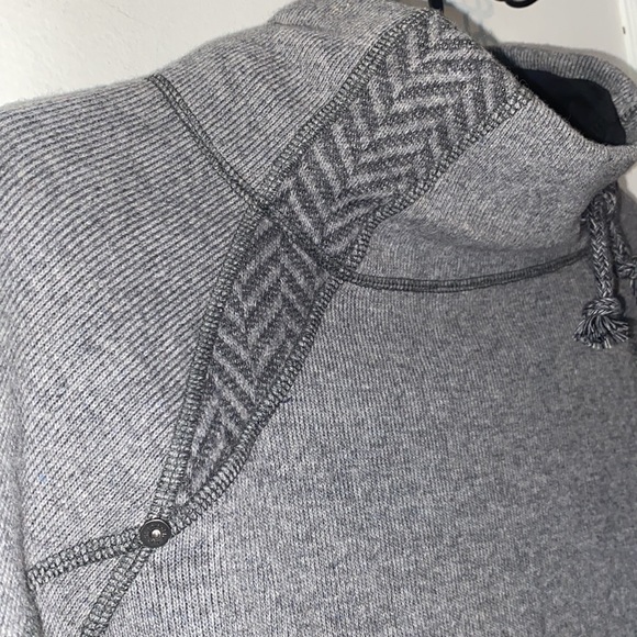 Prana Lucia mock neck sweater with buttons - Picture 3 of 7